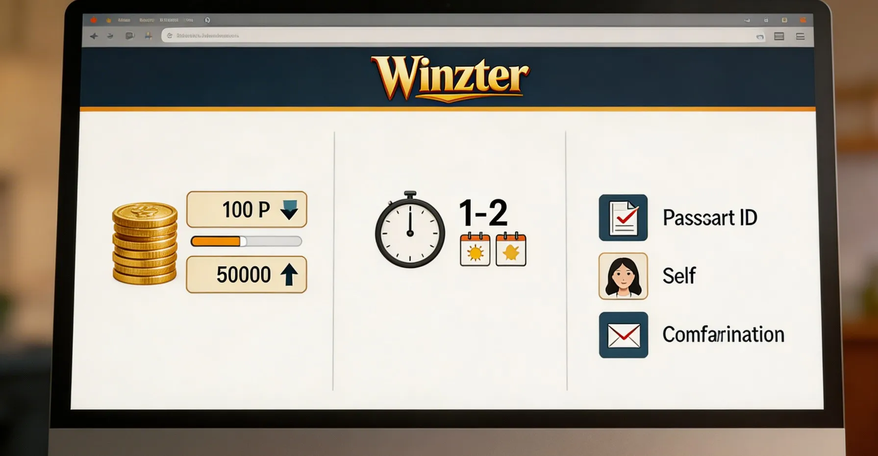 Winzter retiro de dinero, plazos, límites y cuenta verificada